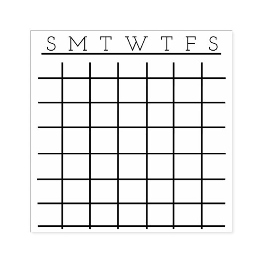 kalenderstempel. rubberstempel (Afrduk)