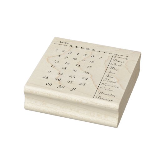 kalenderstempel rubberstempel (Stempel)