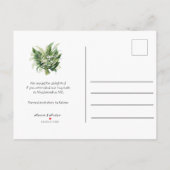 Kalenderstijl bruiloft Bewaar de datum mei Aankondigingskaart (Achterkant)