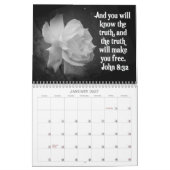 KALENDERSTROMEN EN BIBLE SCRIPTURE BLACK & WHITE KALENDER (Jan 2027)