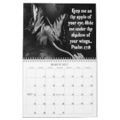 KALENDERSTROMEN EN BIBLE SCRIPTURE BLACK & WHITE KALENDER (Mar 2027)