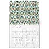 Kalenderventilator — postzegelpatroon — BG 1 Kalender (Jan 2027)