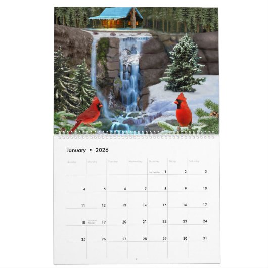 KALENDERVOGELS #1 KALENDER (Jan 2026)
