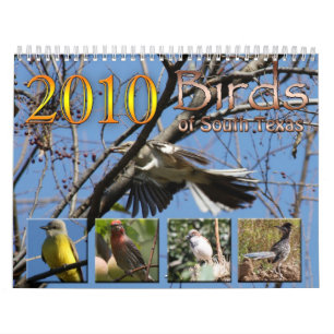Kalendervogels in Zuid-Texas in 2010 Kalender