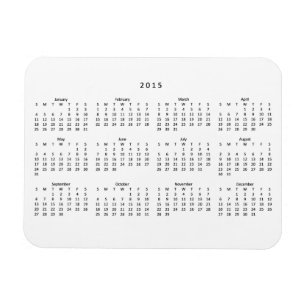 Kalendervriend Magnet 2015 Magneet