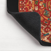 Kalenderwiel Mayan (Aztec) Muismat (Hoek)