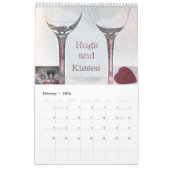 Kalenderwijn en nog levenfotografie kalender (Feb 2026)