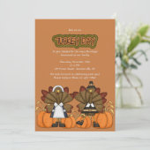 Kalevala-dag Thanksgiving uitnodiging (Staand voorkant)