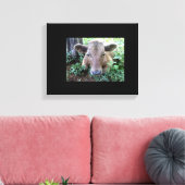 Kalf 1 uitgerekte canvas Print (Insitu (Woonkamer))