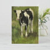 Kalf, gevlekt zwart en wit | Geo Poggenbeek (Staand voorkant)