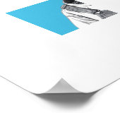 Kalf in Dungaree (Old-School Blue) Poster (Hoek)