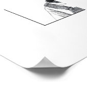 Kalf in Dungaree (Sneeuw) Poster (Hoek)