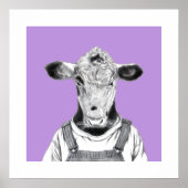 Kalf in Dungaree (Sumire) Poster (Voorkant)