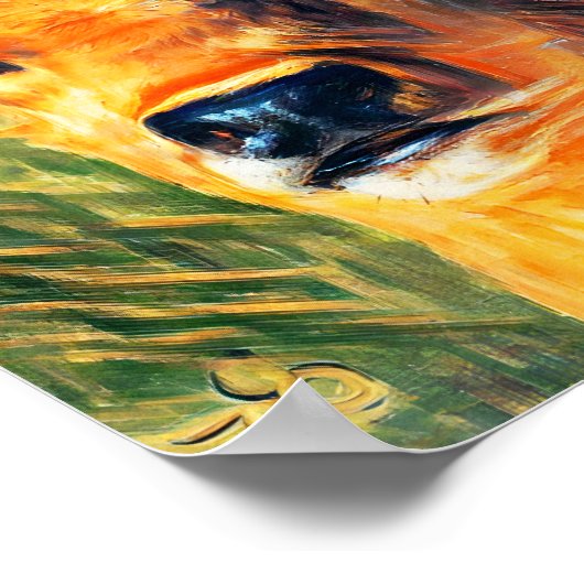 Kalfkop Poster (Hoek)