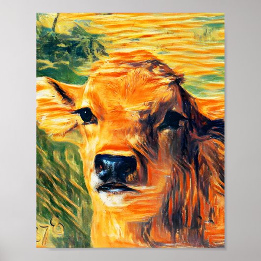 Kalfkop Poster (Voorkant)