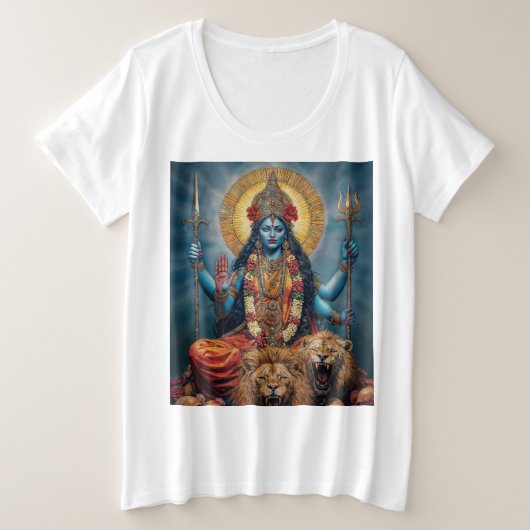 Kali Binnen Grote Maat T-shirt (Design voorkant)