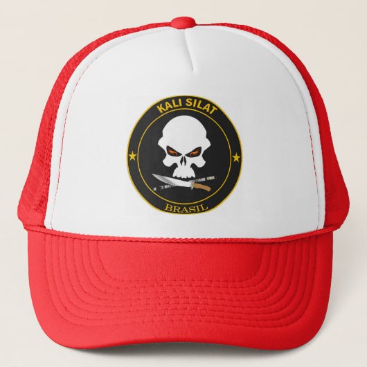 Kali Caveira Trucker Pet (Voorkant)