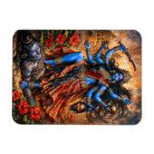 Kali danst op Shiva Magneet (Horizontaal)