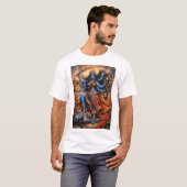 Kali Danst op Shiva T-shirt (Voorkant volledig)