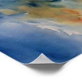 Kali en Shiva Dansende voeten Schilderen Poster (Hoek)