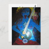 kali fierce briefkaart (Voorkant / Achterkant)