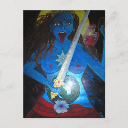 kali fierce briefkaart (Voorkant)