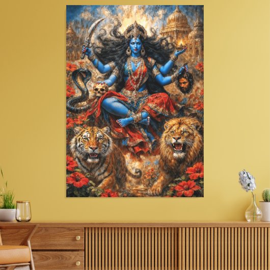 Kali Garden Canvas Afdruk (Insitu (Woonkamer))