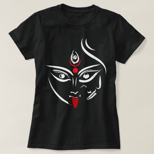 Kali Goddess Deity Indian India Hindu yoga Puja Ka T-shirt (Design voorkant)