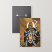 Kali Godin Knop Button (Voorkant / Achterkant)