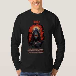 Kali Godin van de Dood, Tijd en Doomsday Hindu God T-shirt