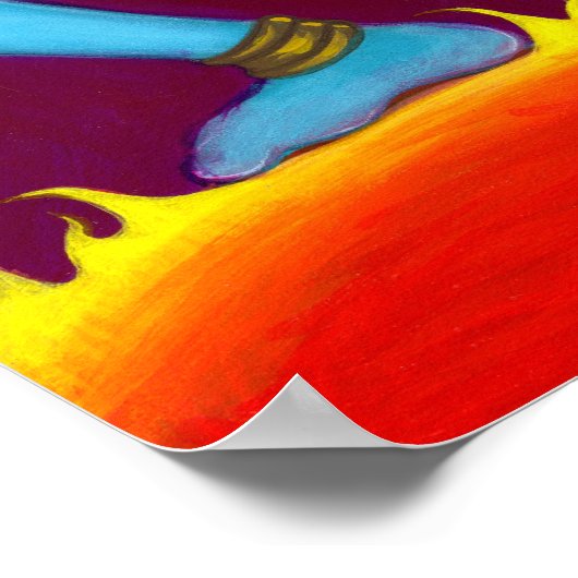 Kali hindu goddess gothic Art Print (Hoek)