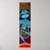 Kali hindu goddess gothic Art Print (Voorkant)
