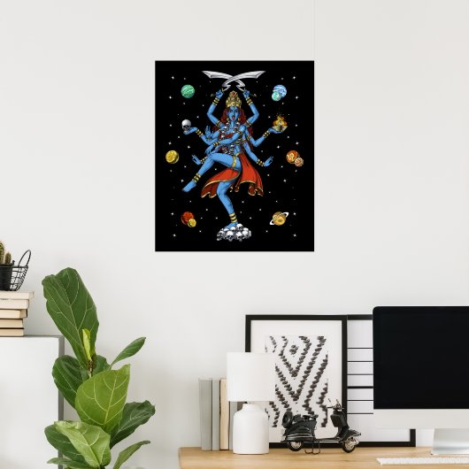 Kali Hindu Goddess Poster (Thuiskantoor)