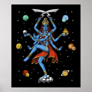 Kali Hindu Goddess Poster
