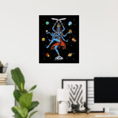 Kali Hindu Goddess Poster (Thuiskantoor)