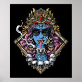 Kali Hinduism Goddess Poster (Voorkant)