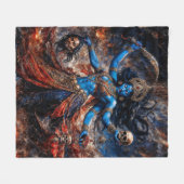 Kali Kracht Fleece Deken (Voorkant (Horizontaal))