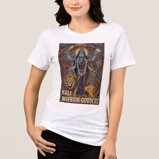 Kali Krijger Tri-Blend Shirt (Voorkant)