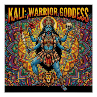 Kali krijgersgodin perfect poster
