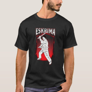 Kali Martial Art Escrima Eskrimador Filipino Marti T-shirt