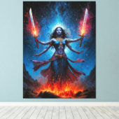 Kali Opgestaan Canvas Afdruk (Insitu (Houten vloer))