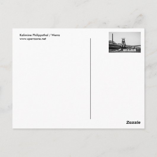 Kali Philippsthal Briefkaart (Achterkant)