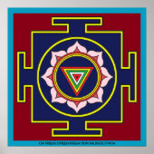 Kali Puja Yantra Poster (Voorkant)