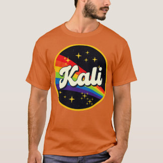 Kali regenboog in ruimte  stijl t-shirt