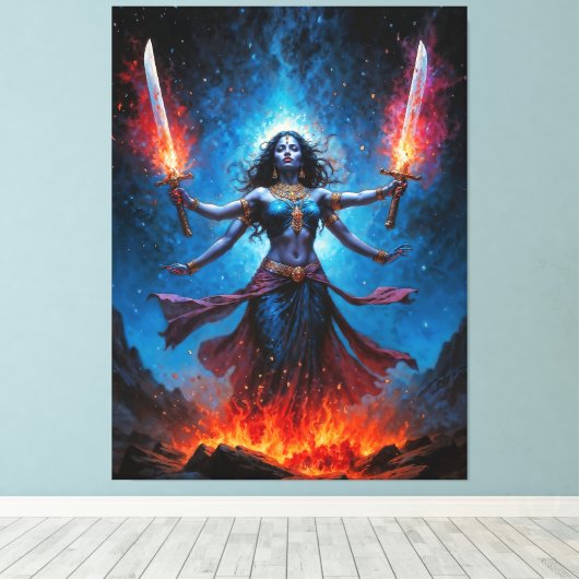 Kali Rising Canvas Afdruk (Insitu (Houten vloer))