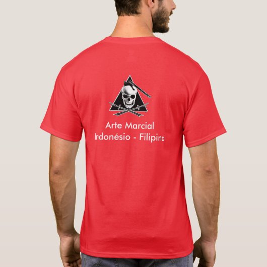 Kali Silat - Arte Marcial Indonésio FIlipina T-shirt (Achterkant)