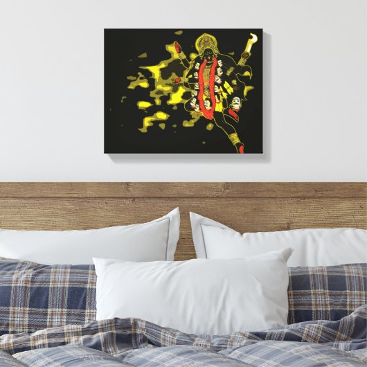 Kali The Dark Goddess Canvas Afdruk (Insitu (Slaapkamer))