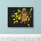 Kali The Dark Goddess Canvas Afdruk (Insitu (Houten vloer))