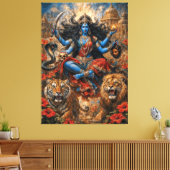 Kali Tuin Canvas Afdruk (Insitu (Woonkamer))