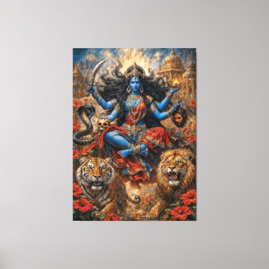 Kali Tuin Canvas Afdruk (Voorkant)